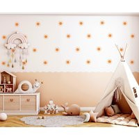 Sun Wall Decal Boho Orange Sticker, Lf241 | Etsy (US)