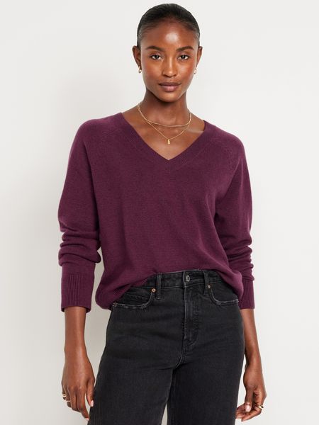 SoSoft Loose V-Neck Sweater | Old Navy (US)