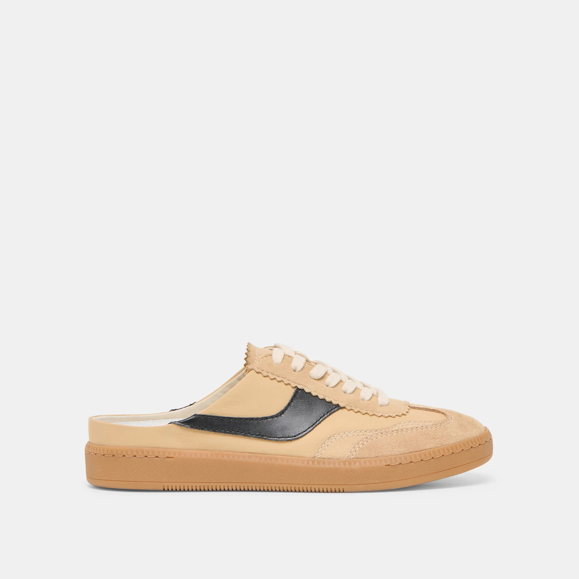 Notice Slide Sneakers Tan Multi Suede | DolceVita.com