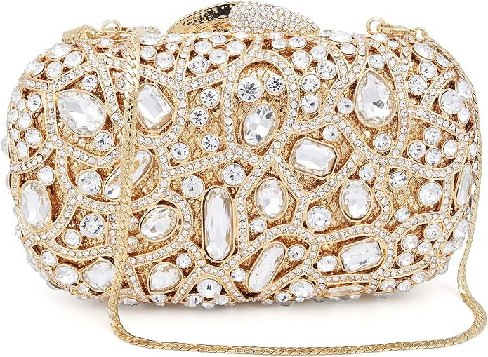 Luxury Crystal Clutch Rhinestones Evening Bag | Amazon (US)