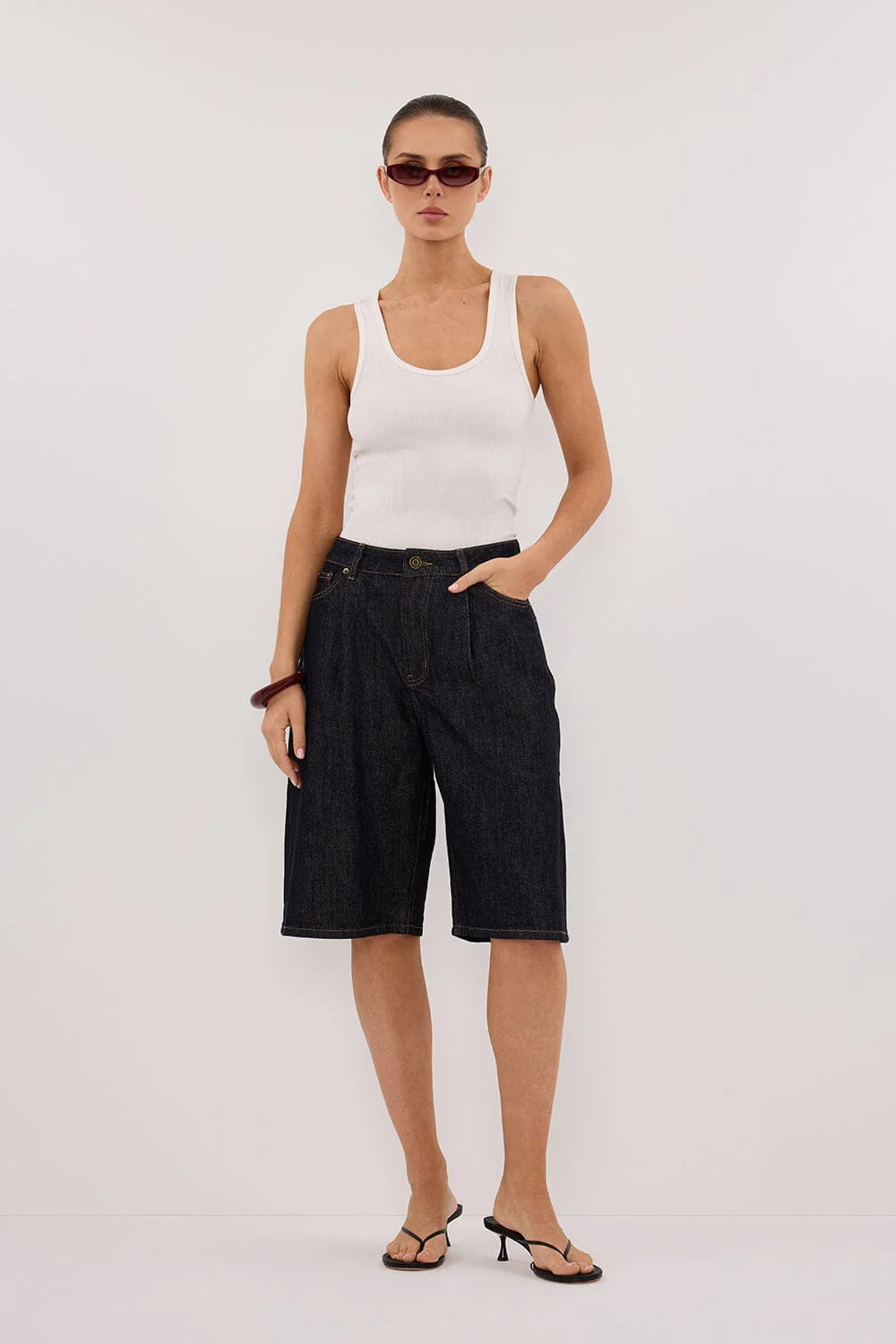 JACK RAW INDIGO DENIM BERMUDA SHORT | DISSH