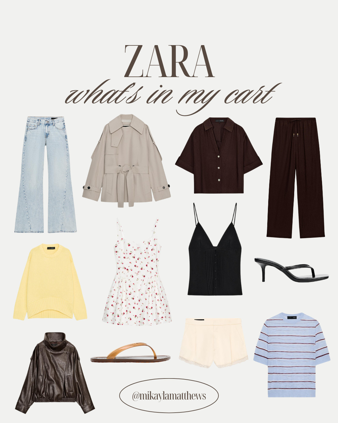 Zara: What's in my cart✨ 

 #LTKdayinmylife #LTKootd