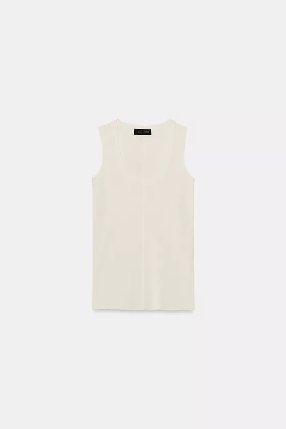 EXTRA-FINE WOOL BLEND TOP | Zara UK