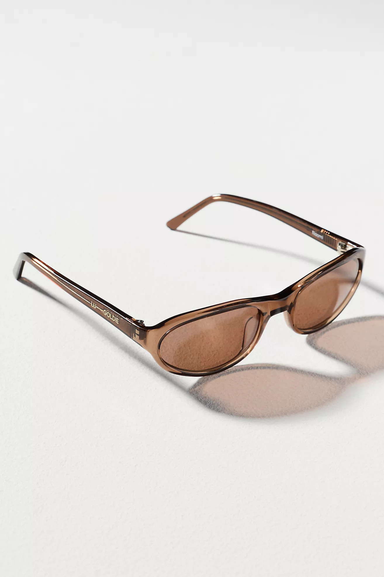 Lu Goldie Slim Sporty Naomi Sunglasses | Anthropologie (US)
