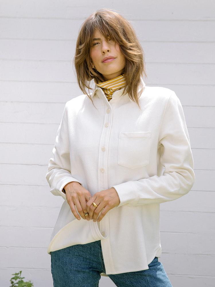 Wool Blend Shirt Jacket | Tradlands