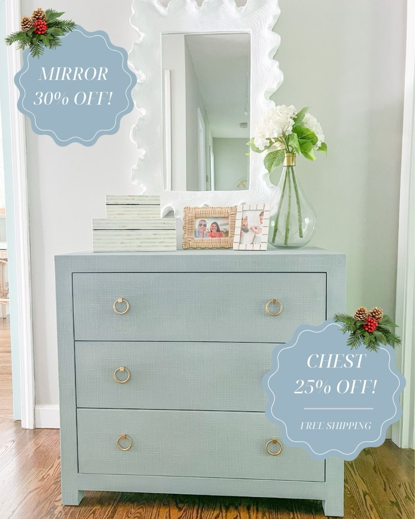 Great price on my coral-inspired mirror for a limited time - currently 30% off! Mine is hanging in my downstairs hallway, but it also would look beautiful in a powder room or entryway! 

------- 
coastal decor, beach house decor, beach decor, beach style, coastal home, coastal home decor, coastal decorating, coastal interiors, coastal house decor, beach style, neutral home decor, neutral home, natural home decor, coastal mirrors on sale, rectangular mirrors on sale, vertical mirrors, white mirrors, coral mirrors, ballard designs mirrors, ballard designs sale, real touch hydrangeas, white hydrangeas, amazon hydrangeas, Amazon decorative boxes, console table decor, coastal blue driftwood chest, blue console table, bedroom furniture, blue dresser, linen furniture, serena & lily sale, coastal furniture, beach house furniture, blue dresser, entryway table, entryway decor, 3-drawer chest, mirrors on sale, black friday sales, cyber monday sales

#LTKCyberWeek #LTKHome #LTKSaleAlert
