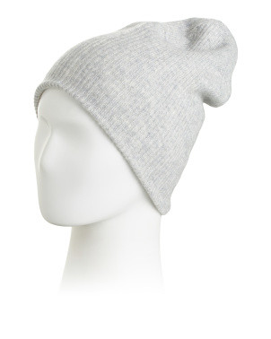 Cashmere Easy Ribbed Beanie | TJ Maxx