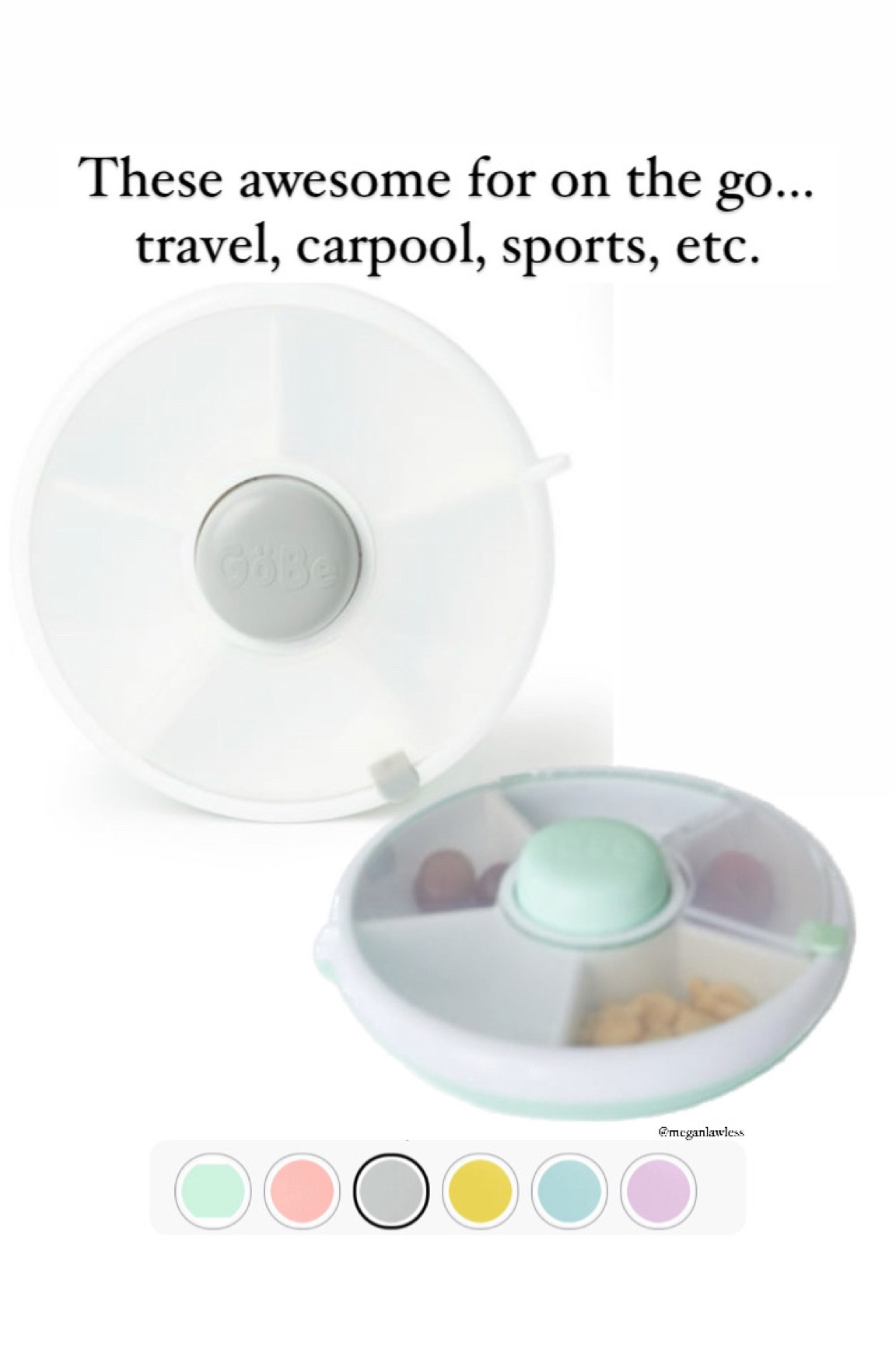 Snack container, snack spinner, on the go, travel, sports, toddler snack, kids snack, fidget spinner, pool bag 

#LTKkids #LTKtravel #LTKswim
