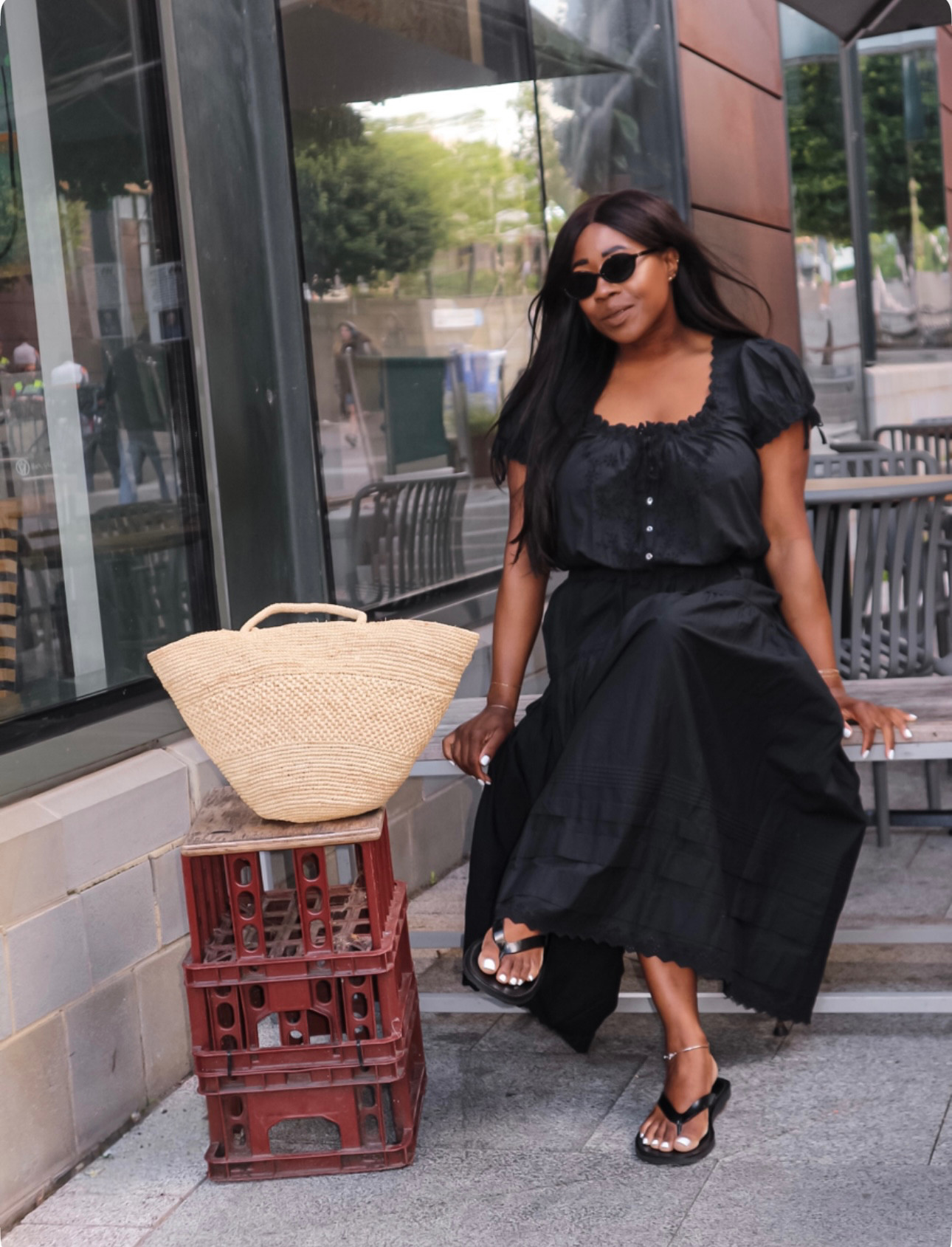 Another black outfit. A perfect coord. 

 