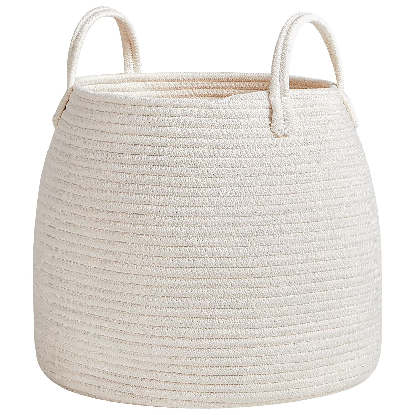 Nursery Laundry Basket | Kids Hamper for Blankets, Pillows,Toys (15"x 13")| Baby Toy Basket | Nur... | Amazon (US)
