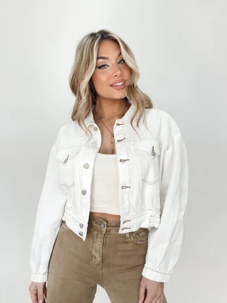 Stuck With Me Denim Jacket | Lane 201 Boutique