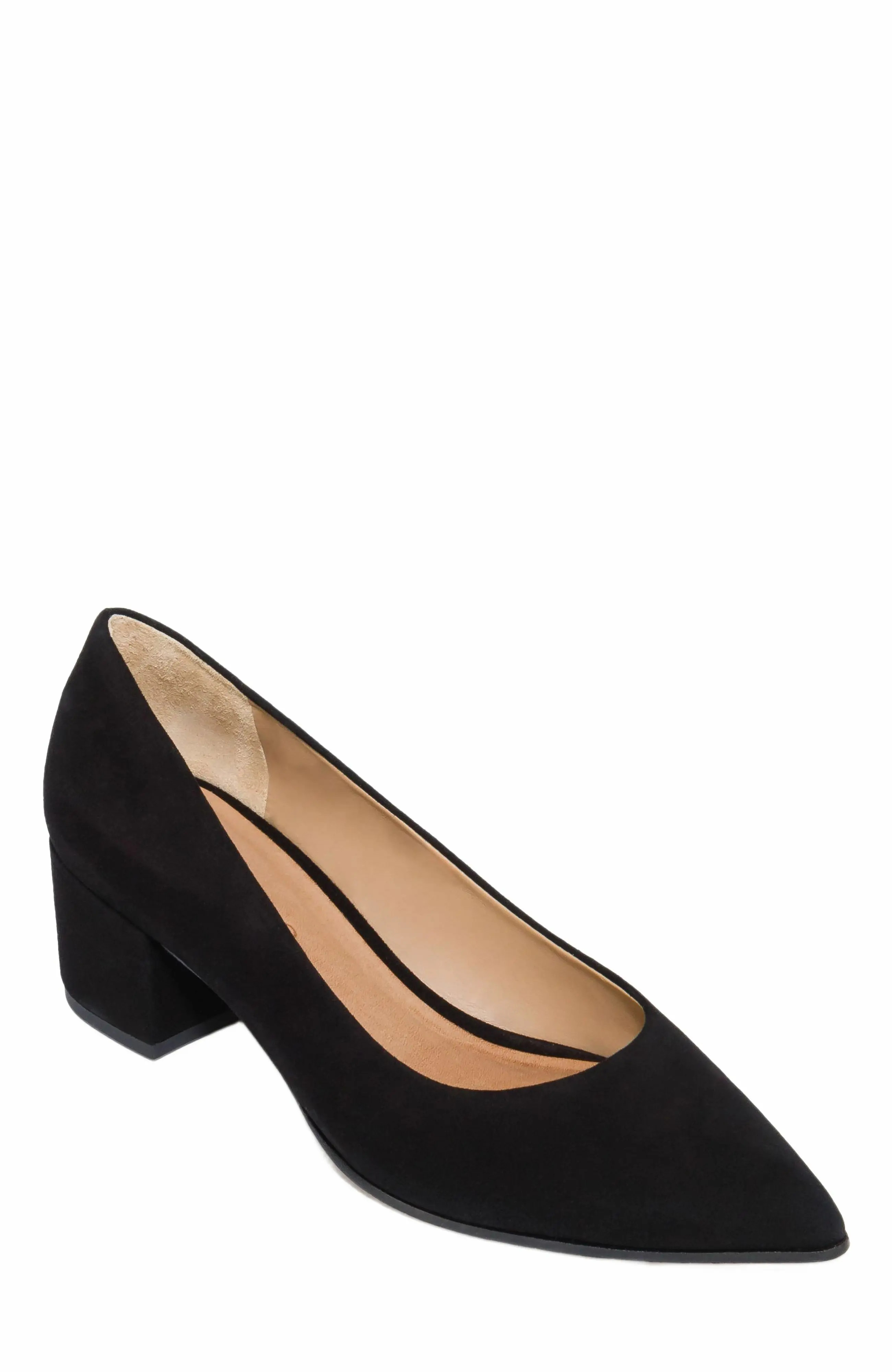 Bernardo Footwear Milie Block Heel Pump in Aubergine at Nordstrom, Size 8.5 | Nordstrom
