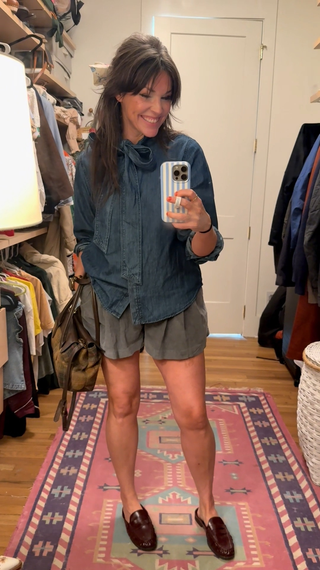 This top is also so good styled with the bow at the neck! It’s so comfortable, and I’ll be wearing it all fall.💫

#LTKootd #LTKmomlife #LTKOver40