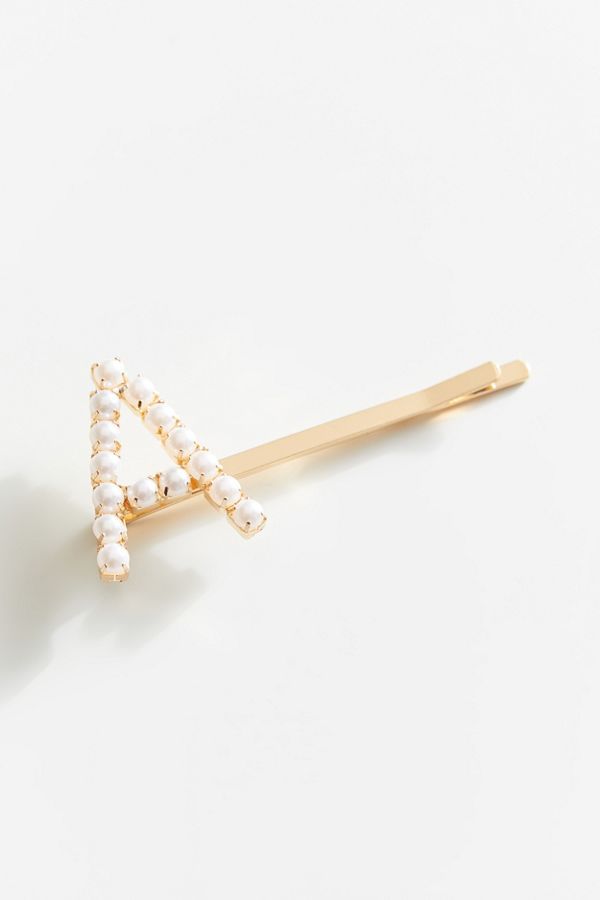Pearl Initial Hair Pin | Urban Outfitters (US and RoW)