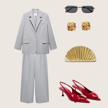 WHAT TO WEAR TO YOUR NEXT EVENT - You might have a suit in your wardrobe you only wear for important work meetings or a bright-coloured suit you once bought on a whim because your favourite influencer told you to buy it.⁠
⁠
This can be the time to give the suit a fun chance!⁠
⁠
Wear it with things you wouldn’t necessarily wear with a suit, like a pair of embellished flats or a statement evening bag. You can even skip the top and just buttoned your blazer showing your décolletage, wear something very simple like a silk cami top or something very outrageous like a ruffled strapless top.⁠ 

#LTKwedding #LTKspring #LTKeurope