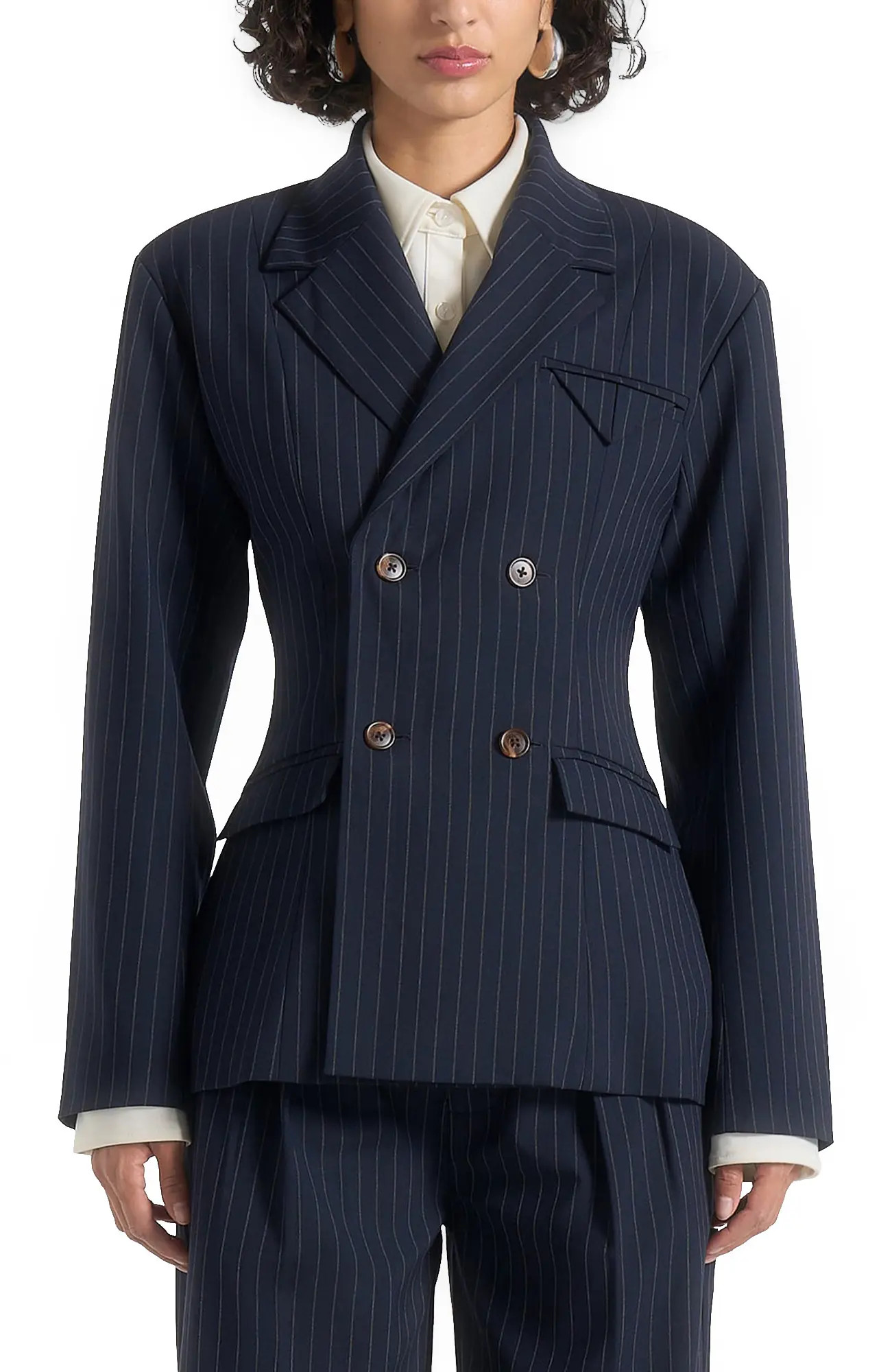 Maia Pinstripe Double Breasted Blazer (Women) | Nordstrom | Nordstrom