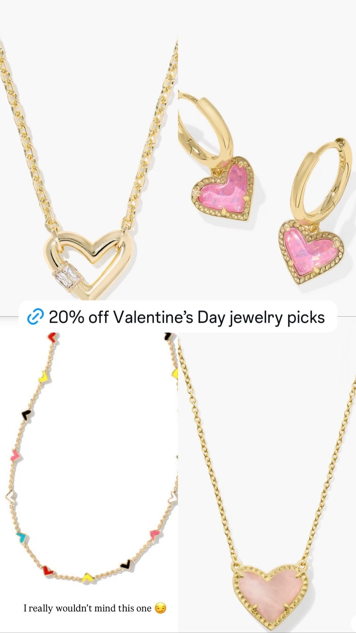 A better view of my Valentine’s Day jewelry picks!! 20% off  

#LTKKids #LTKValentine #LTKSaleAlert