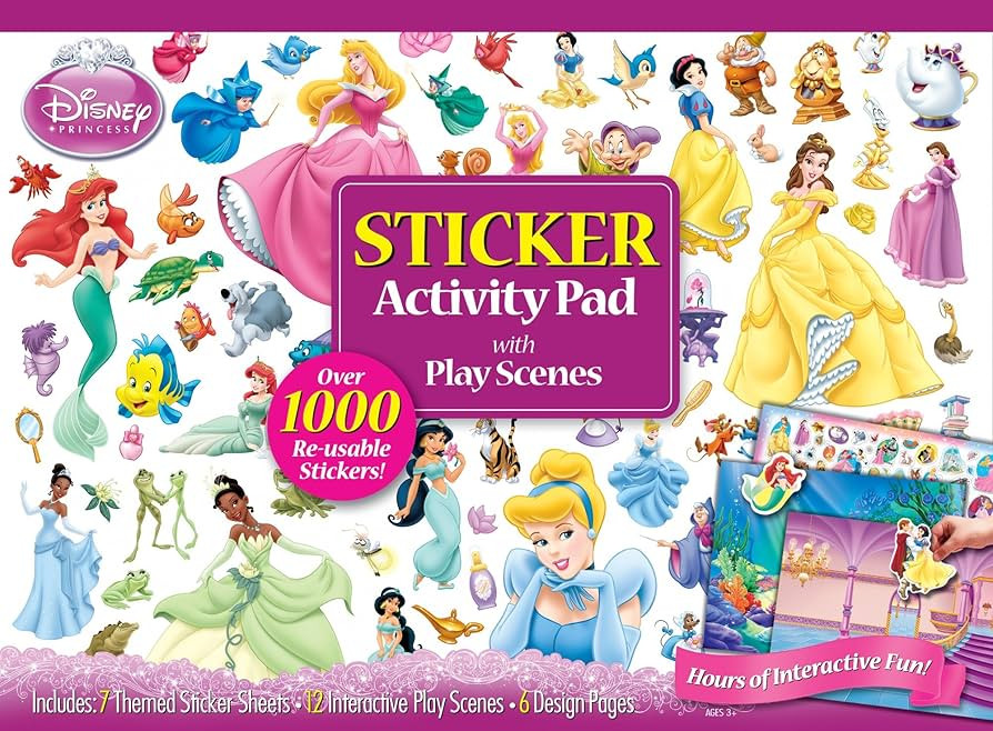 Bendon Disney Princess Ultimate Sticker Activity Pad | Amazon (US)