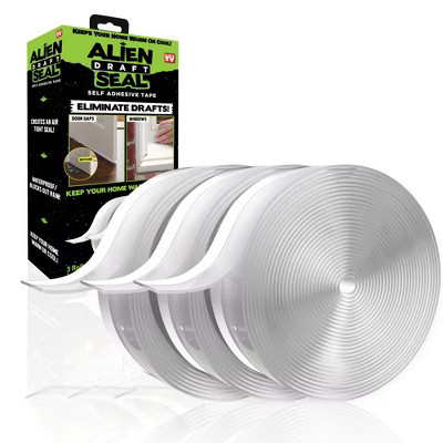 Alien Seal Transparent Anti-Draft Weather Stripping Insulation Tape Self-Adhesive Waterproof Door & Window Seal - 3 Pack | Target