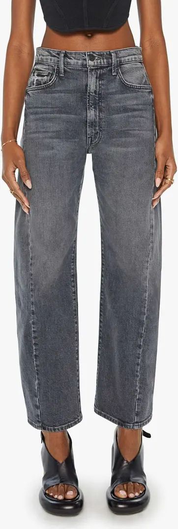 MOTHER The Half Pipe Flood High Waist Ankle Wide Leg Jeans | Nordstrom | Nordstrom