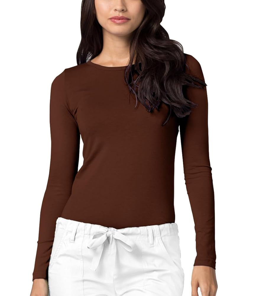 Adar Underscrubs for Women - Long Sleeve Underscrub Comfort Tee | Amazon (US)