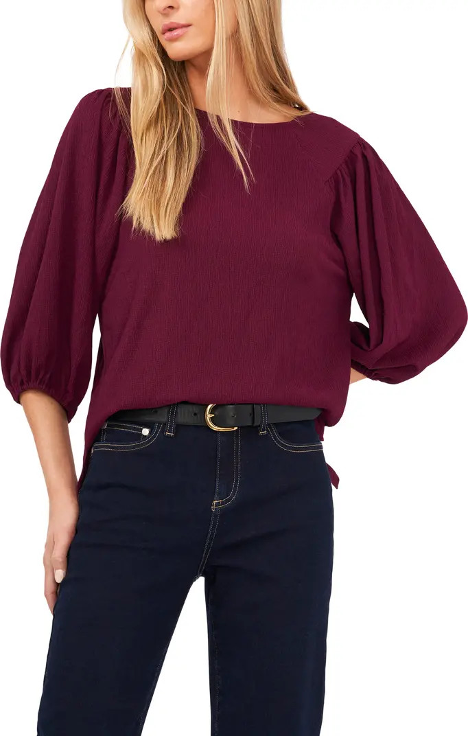 Vince Camuto Puff Sleeve Top | Nordstrom | Nordstrom