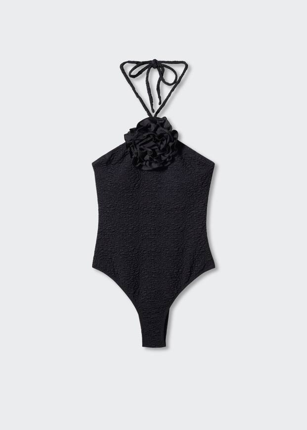 Textured swimsuit -  Women | Mango USA | MANGO (US)