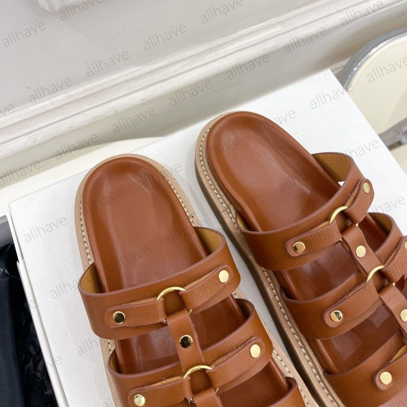 Designer sandals Gladiator Mule slippers Designer slide woman Flip flops sandale Mules Casual Sho... | DHGate