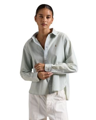 Ralph Lauren Lauren Ralph Lauren Button Front Linen Chambray Shirt | Bloomingdale's Women | Bloomingdale's (AU)