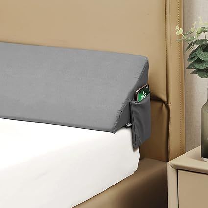 Vekkia King Size（76"x8"x6"） Bed Wedge Pillow/Headboard Pillow/Mattress Wedge，Gap Filler to ... | Amazon (US)