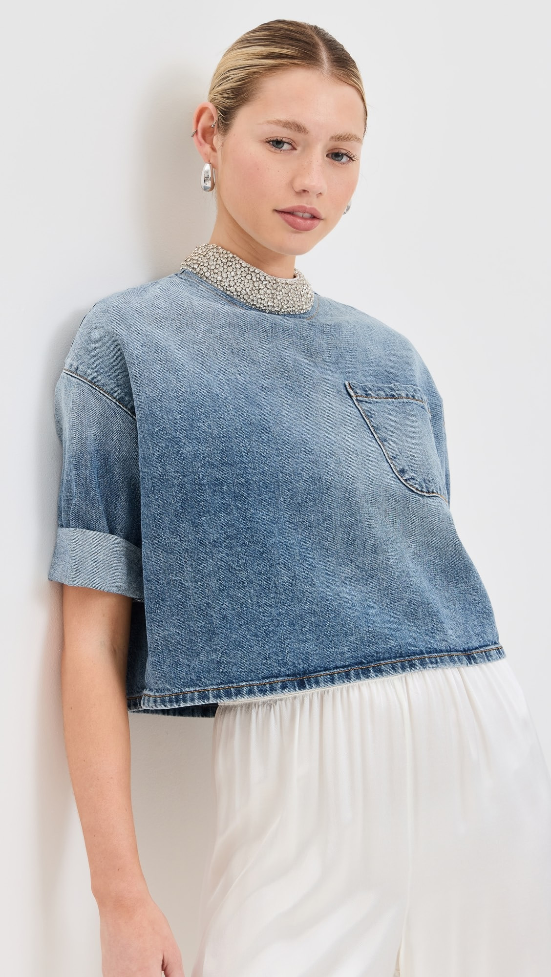 Ex T with Crystal Collar | Shopbop