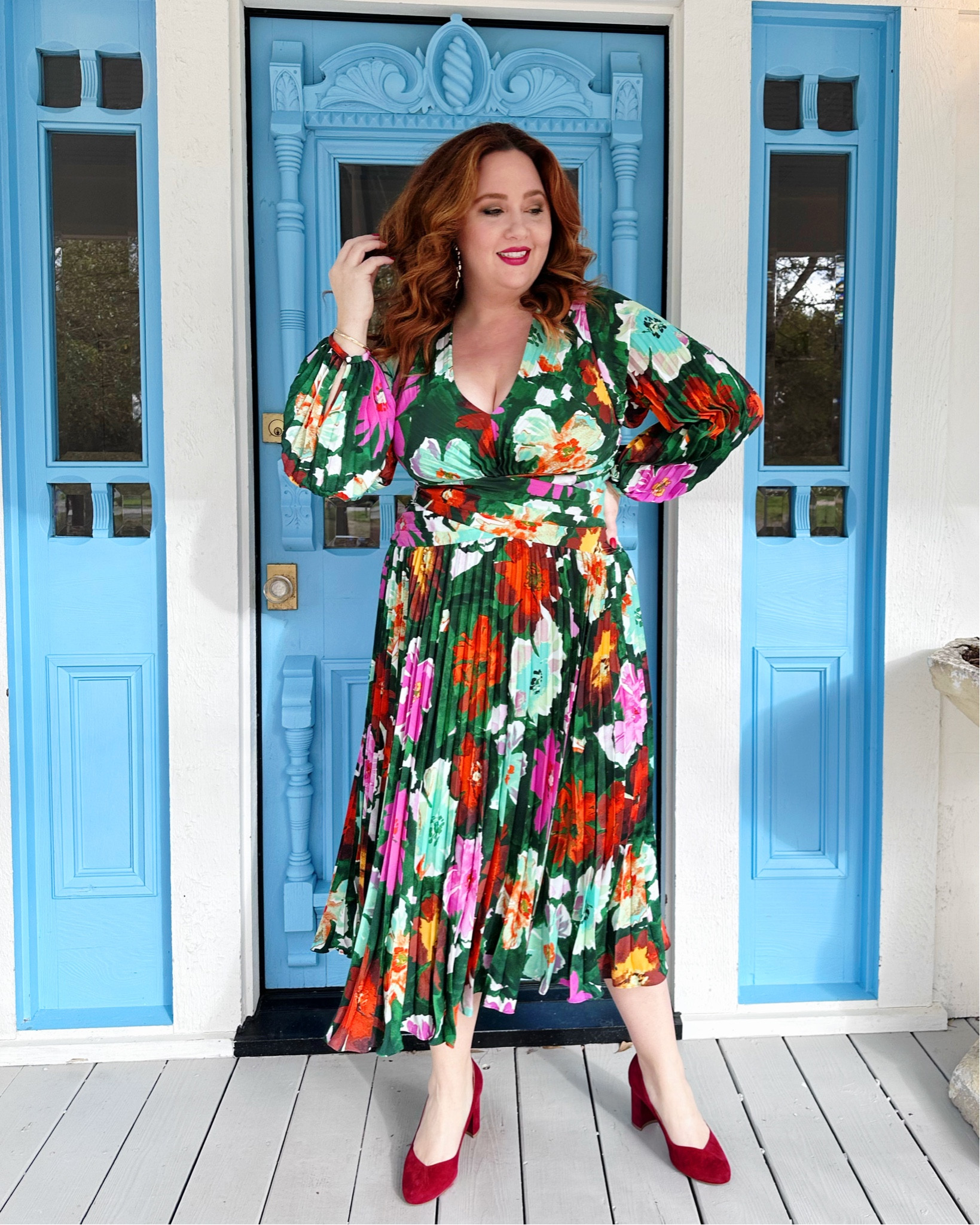Long love the floral print for spring! I’m wearing a 16W

#LTKshoecrush #LTKSeasonal #LTKcurves