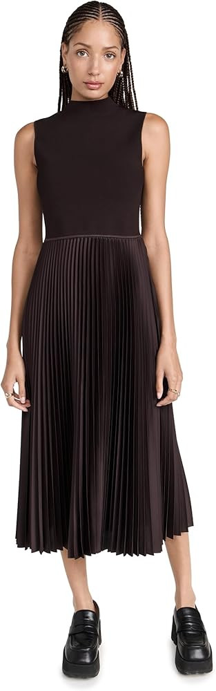 Theory Women's Pleated Combo Dress | Amazon (US)