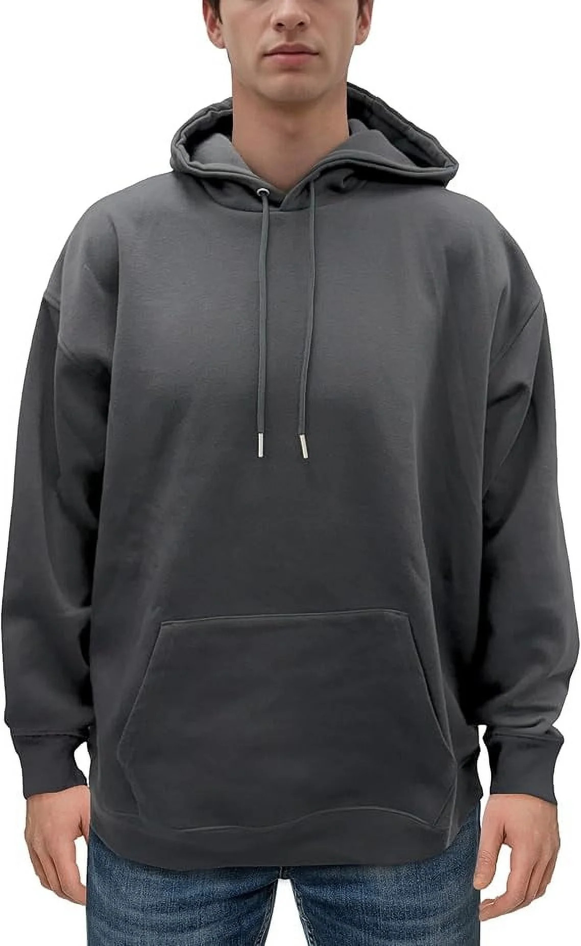 Men's Fleece Hoodie, Soft Breathable Casual Midweight Hooded Pullover Sweatshirt for Men, Small, ... | Walmart (US)