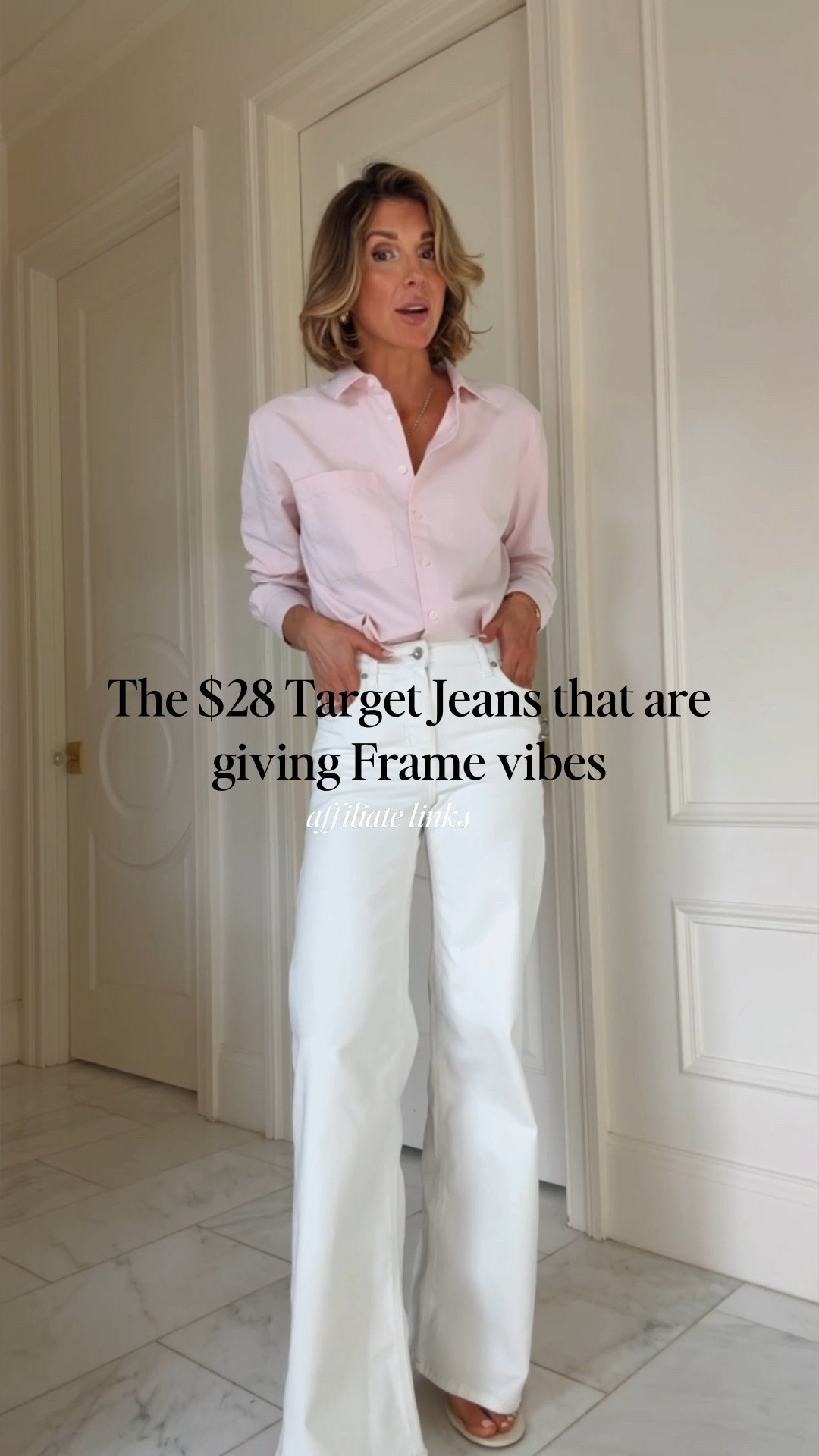 Super impressed with these @Target jeans. Fit tts wearing size 2/25