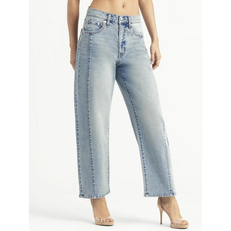Jessica Simpson Women's Myrtle Barrel Leg Jeans, Sizes 2-16 | Walmart (US)