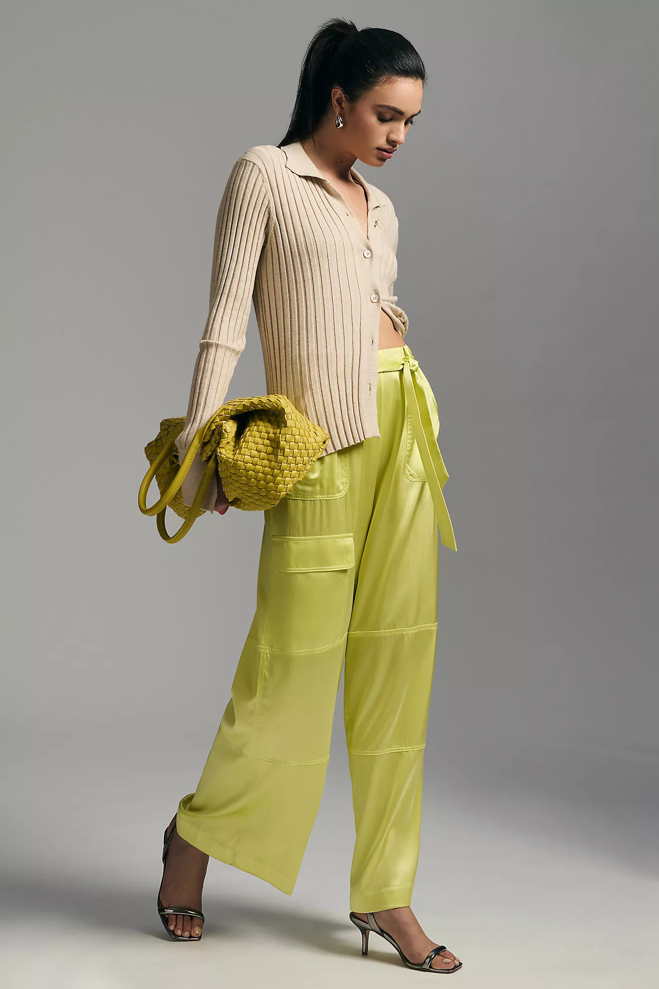 Hutch Satin Utility Pants | Anthropologie (US)