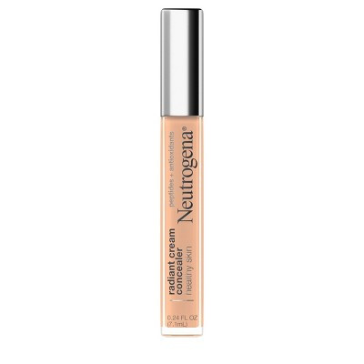 Neutrogena Healthy Skin Radiant Cream Concealer with Peptides + Antioxidants - Brulee Light/Medium 01 - 0.24oz | Target