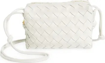 Small Intrecciato Leather Crossbody Bag | Nordstrom