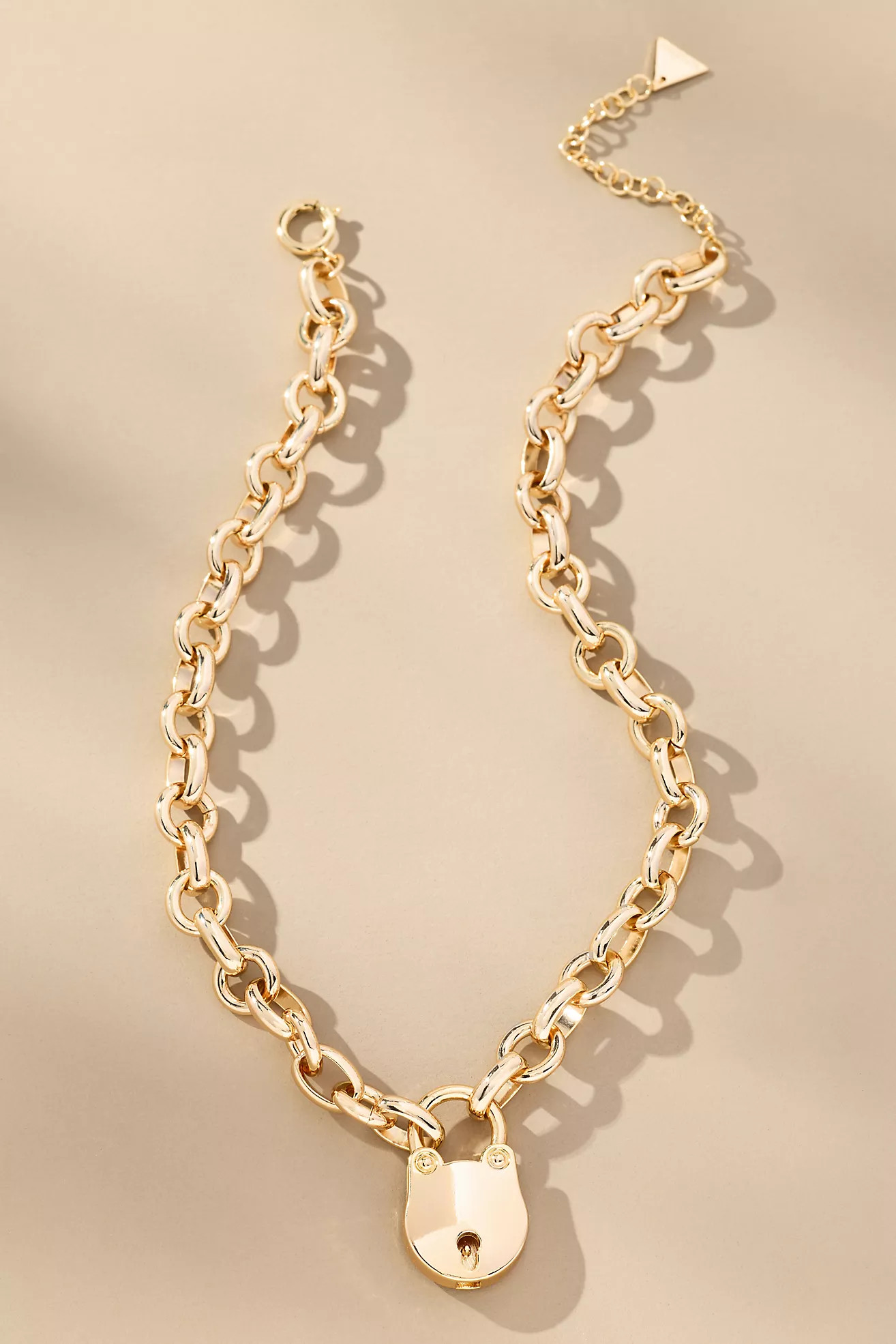 Lock Pendant Necklace | Anthropologie (US)