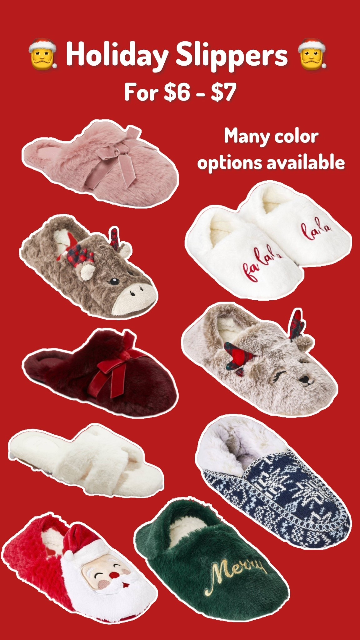 Holiday Slippers as low as $6 - $7
Cute prints & color options available in each😍

#LTKBump #LTKSaleAlert #LTKHoliday