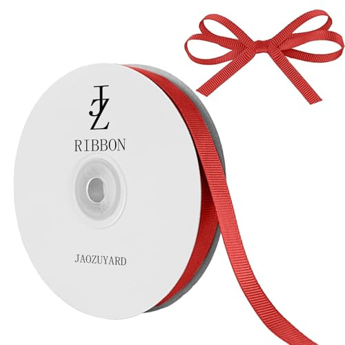 Amazon.com: JaoZuyard Red Grosgrain Ribbon 1/2 Inch X 50 Yards Red Grosgrain Ribbon for Crafts Gi... | Amazon (US)