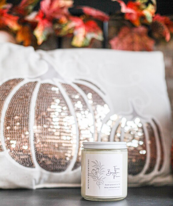 Texas Bourbon Pecan  All-natural Organic Soy Candle  - Etsy | Etsy (US)