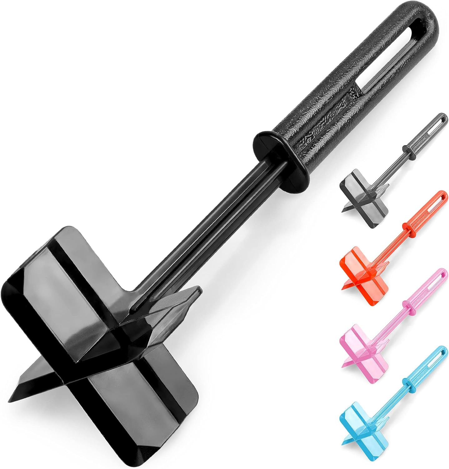 Zulay Kitchen Meat Chopper for Ground Beef and Ground Beef Smasher - Durable Hamburger Chopper, N... | Amazon (US)