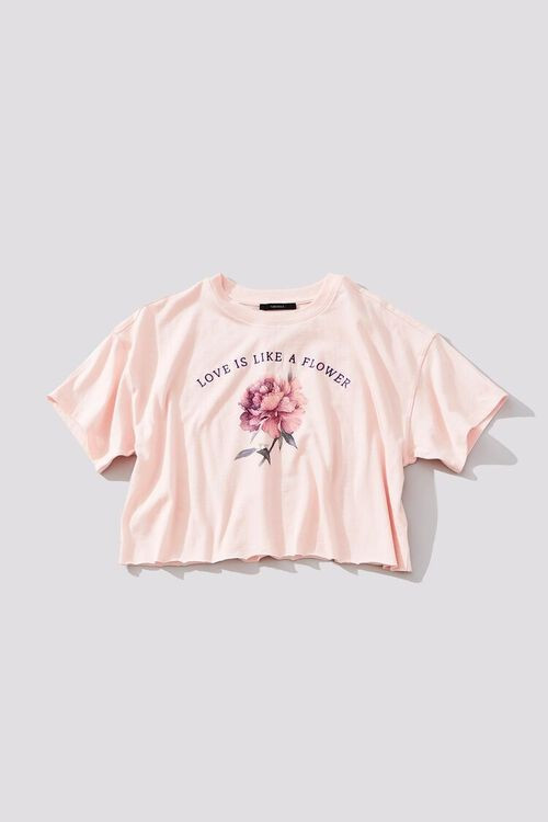 Love Flower Cropped Tee | Forever 21 (US)