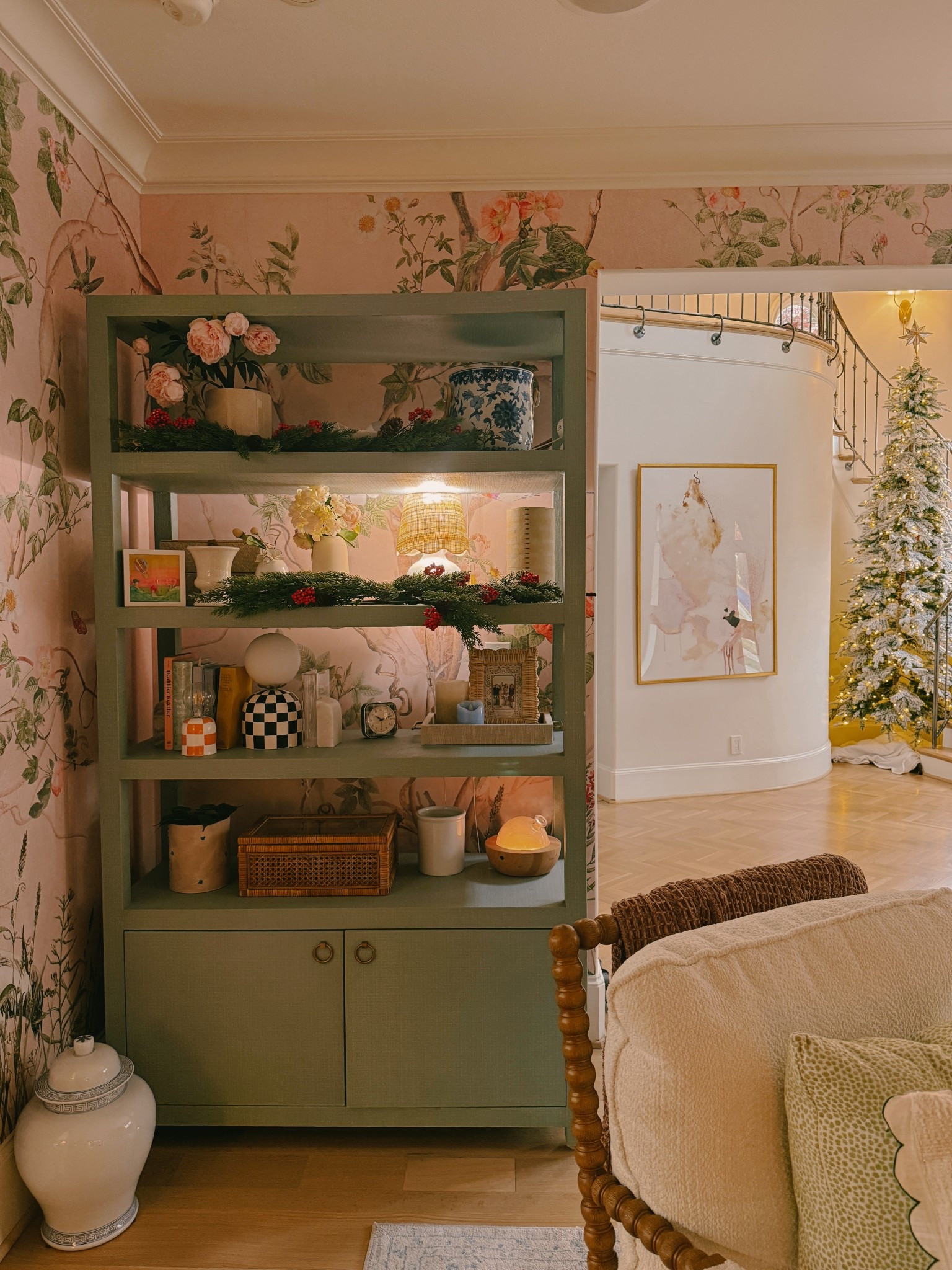 I’m always chasing rooms that feel collected, warm, and a little nostalgic… like they’ve lived a life before us and are ready to hold new memories too. 🎄



#AntiqueVibes #CozyCorners #CollectedHome

#LTKSeasonal #LTKHoliday #LTKHome