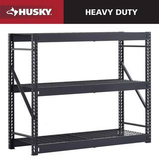 3-Shelf Metal Industrial Duty Freestanding Garage Storage Shelving Unit in Black (65 in. W x 54 i... | The Home Depot
