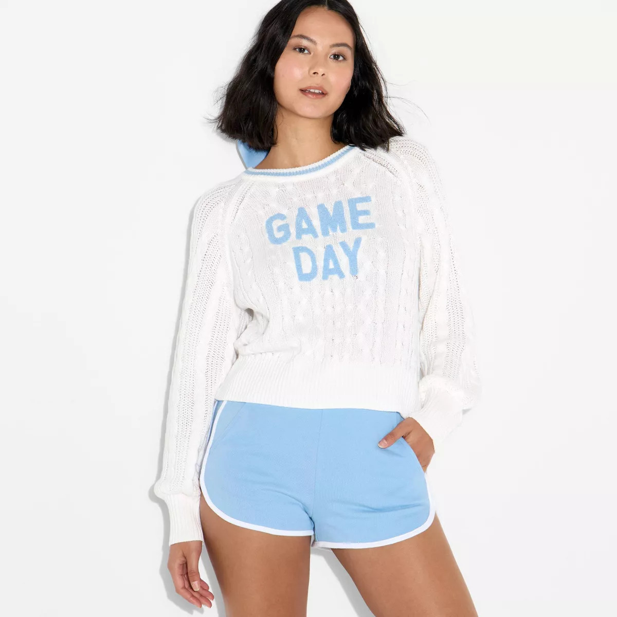 Women's Game Day Pullover Sweater - Wild Fable™ Crimson XXS | Target