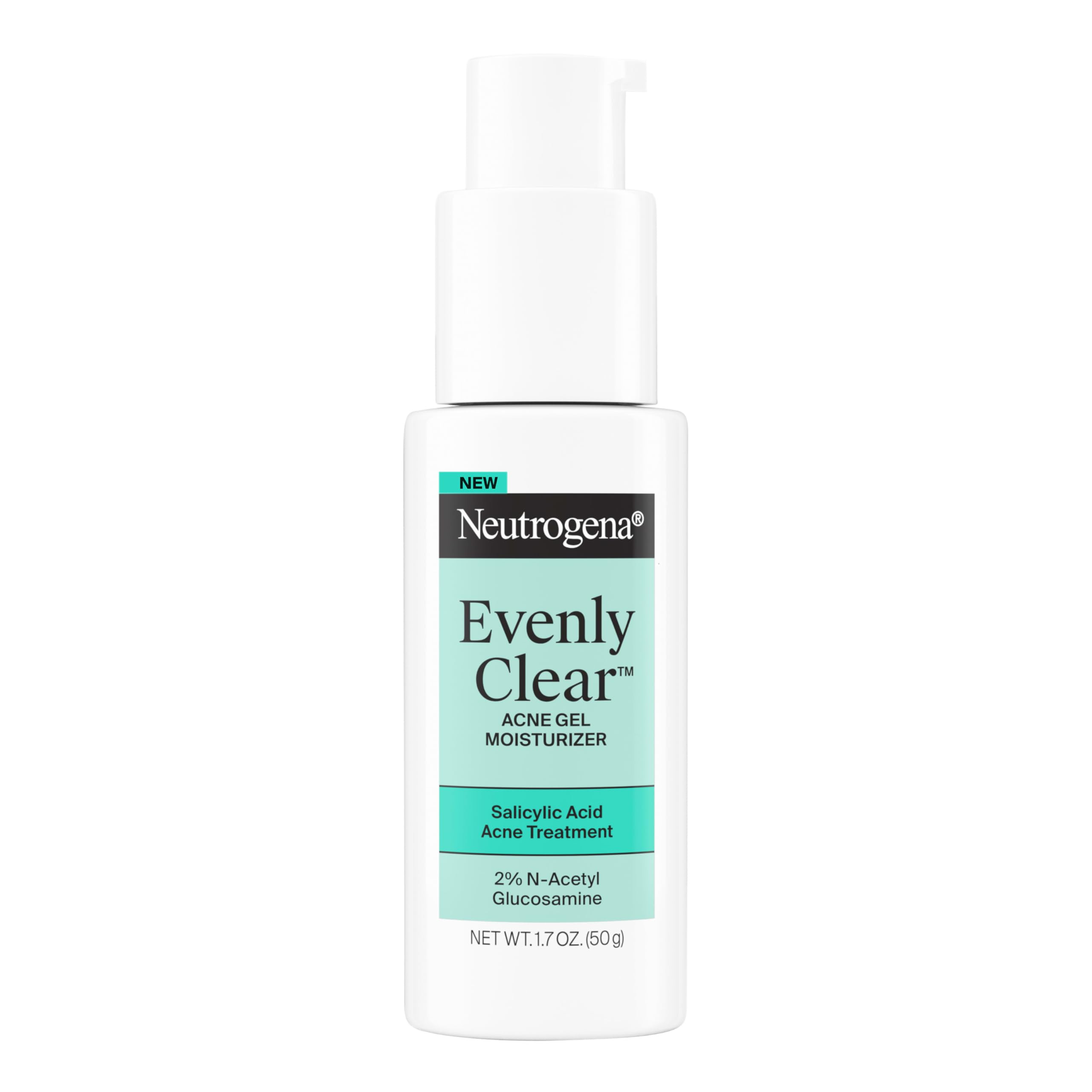 Neutrogena Evenly Clear Acne Gel Moisturizer with Salicylic Acid & N-Acetyl Glucosamine, Lightwei... | Amazon (US)