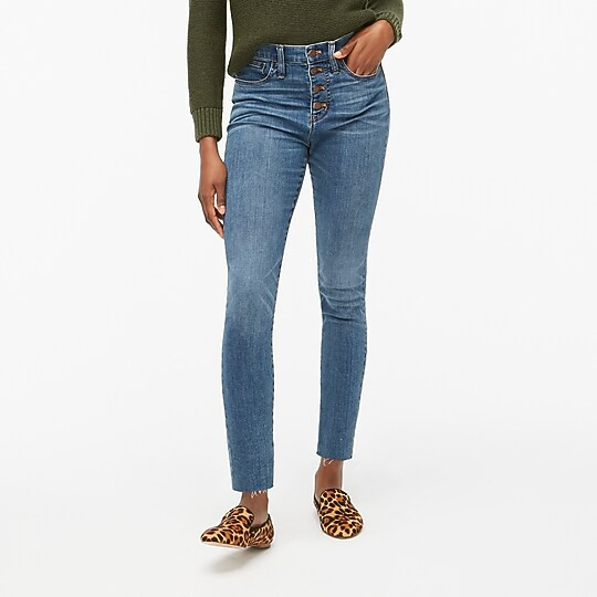 10" highest-rise button-fly skinny jean in vintage cape wash | J.Crew Factory